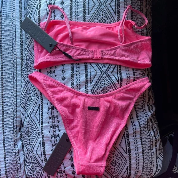 Triangl Swimwear Pink Bikini - Picture 2 of 5